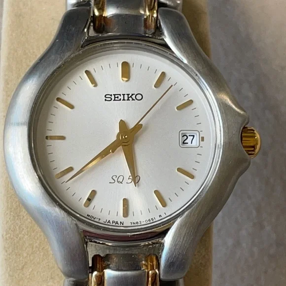 Seiko lady battery water resistant stainless steel w/date Seiko | Accessories | Seiko Lady Battery Water Resistant  main image 2